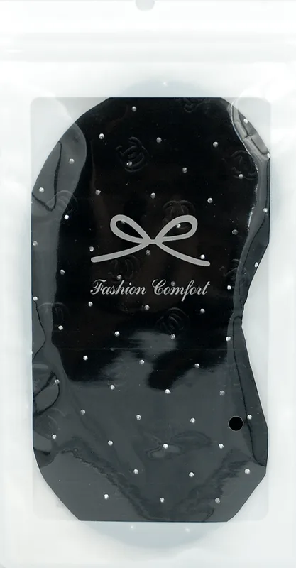 Маска для сну, плюшева "Fashion Comfort" зі стразами (CH-WNT-25-88), 1 шт.