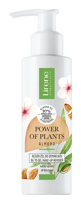 Пінка-масло для вмивання Lirene Мигдаль Power of Plants, 150мл