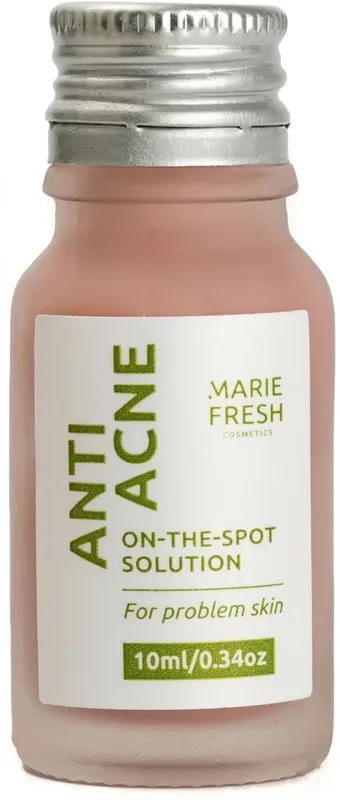 Точковий засіб-концентрат Marie Fresh Cosmetics Anti Acne On-The-Spot Solution від прищів вугрів та запалень локальної дії 10 мл