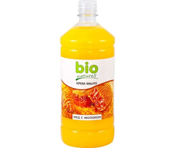 Bio Naturell Крем-мило «Мед з молоком» запаска 1000мл (4820168431500)