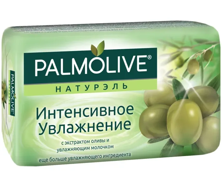Palmolive Натурель Інтенсивне зволоження туалетне мило з екстрактом Оливи і зволожуючим молочком