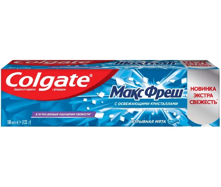 Colgate Макс Фреш Вибухова М'ята освіжаюча зубна паста, 100 мл (5900273132154)