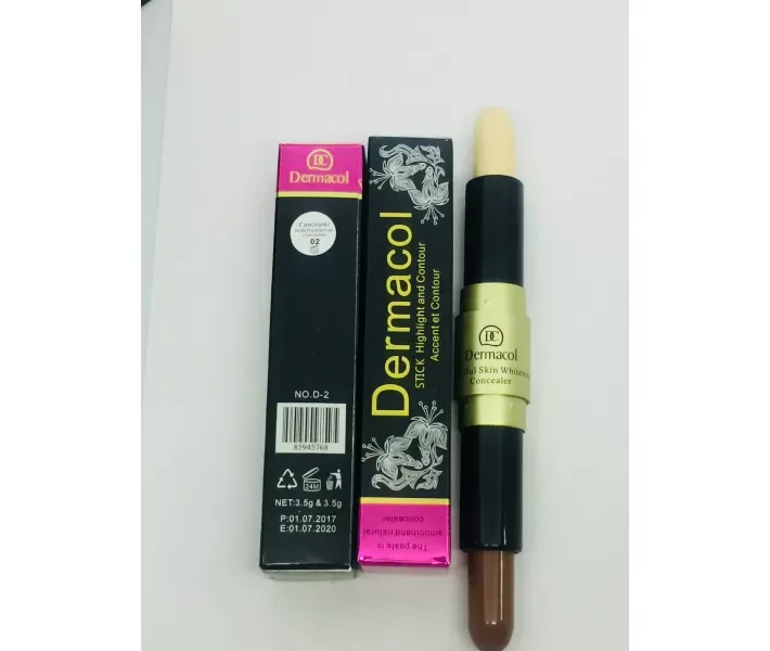 Консиллер Dermacol Concealler Highlihter & Stick, 2 в 1, Тон 02