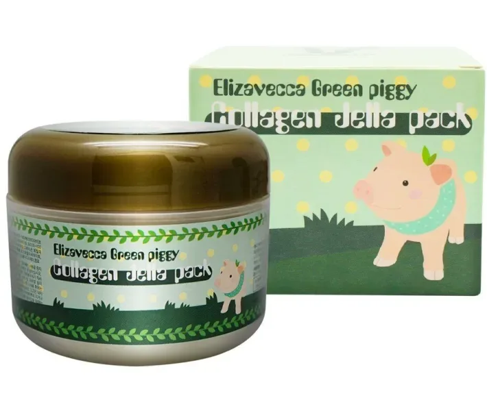 Колагенова маска-желе для обличчя Elizavecca Green Piggy Collagen Jella Pack