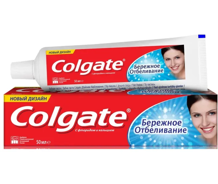 Colgate Дбайливе Відбілювання зубна паста