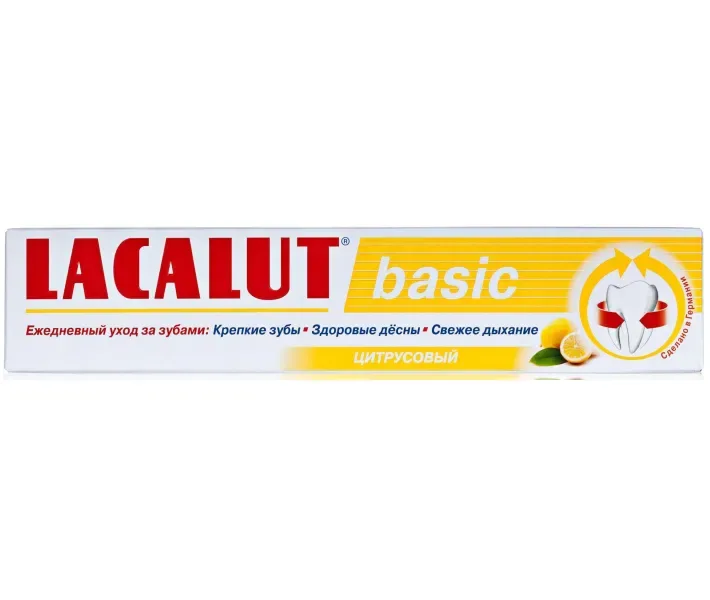 Зубна паста Lacalut basic цитрусовий 75 мл