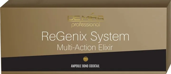 Ампульний коктейль-бонд DeMira Professional KASSIA ReGenix System Multi-Action Elixir 10 шт. x 10 мл