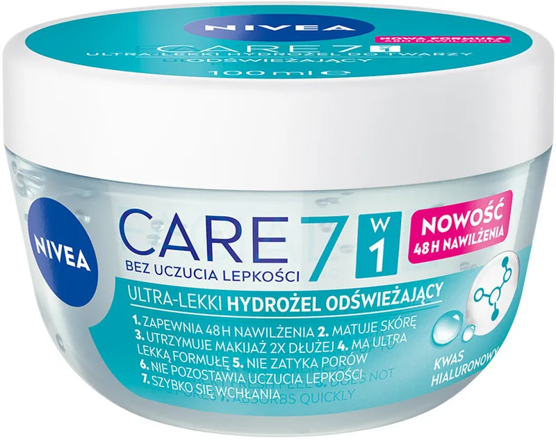 Гідрогель для обличчя NIVEA Care з гіалуроновою кислотою 100 мл