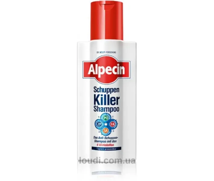 Шампунь Alpecin Dandruff-Killer проти себорейної стійкої лупи 250 мл