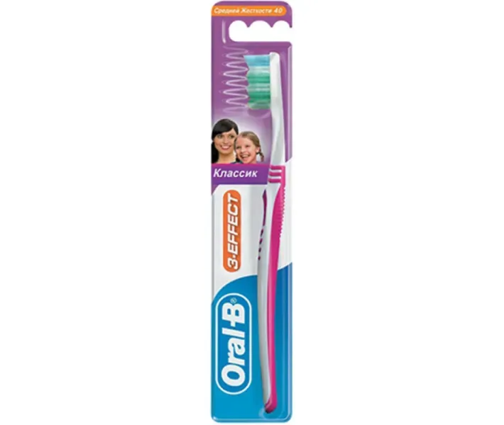 Зубна щітка Oral-B 3-Ефект Classic середня, 1 шт (3014260275921)