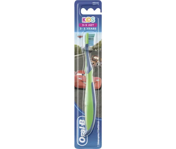 Мануальна Зубна Щітка Oral-B Kids 3-5 років З Принцесою Або Героями Діснея «Тачки» (3014260099053)
