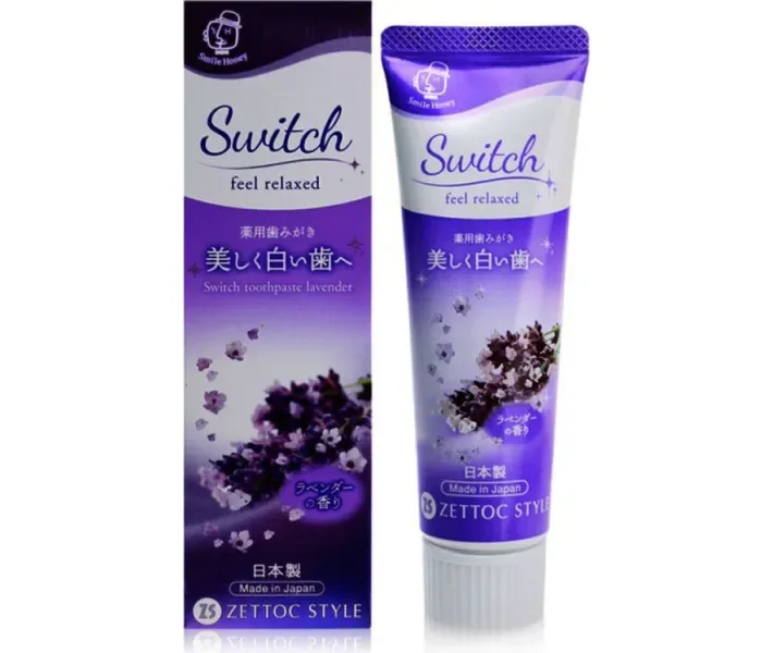 Зубна паста з екстрактом лаванди Zettoc Switch Toothpaste Lavender, 100 мл