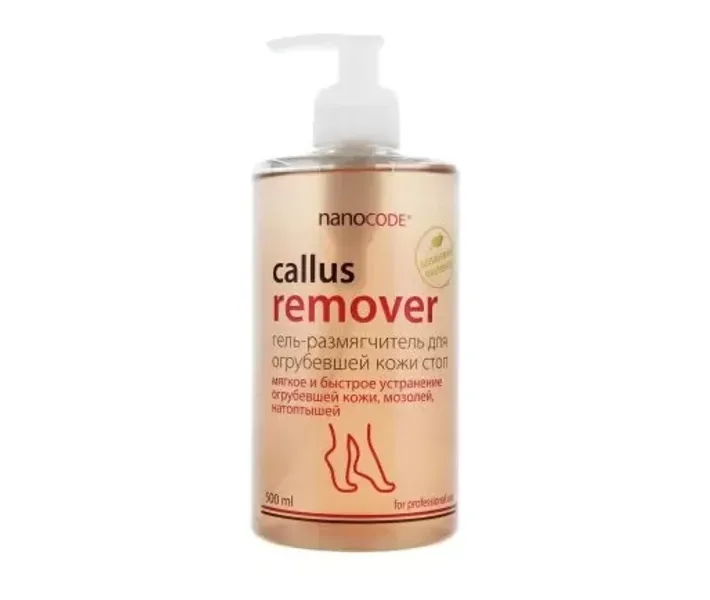 Гель-розм'якшувач Nanocode Callus Remover з Алантоїном та Пантенолом 500 мл