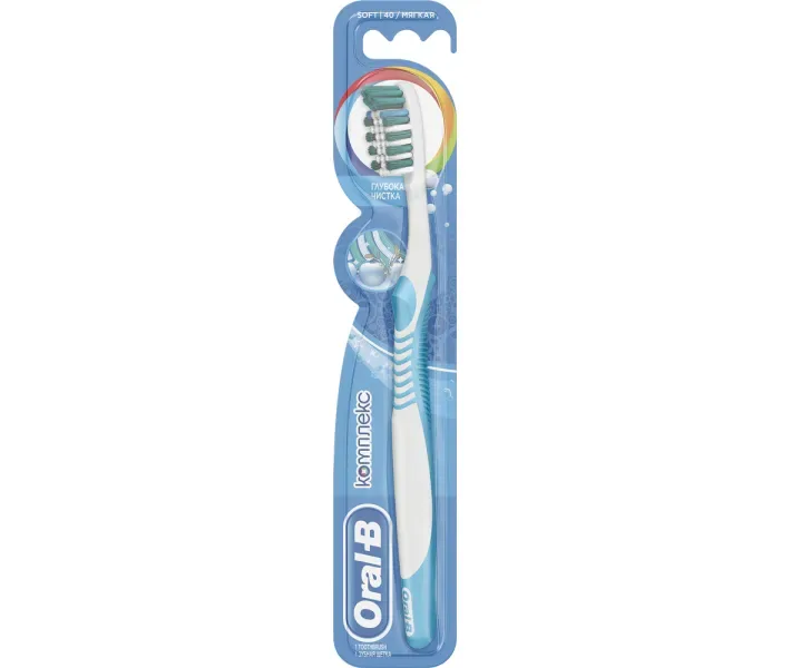 Зубна щітка Oral-B Комплекс Глибока чистка м'яка, 1 шт (3014260318857)