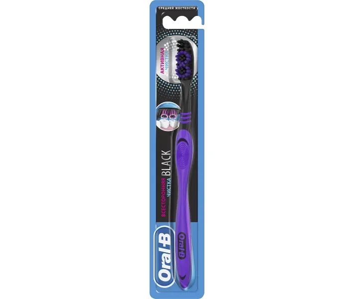 Oral-B Всебічна чистка Black Мануальна Зубна Щітка