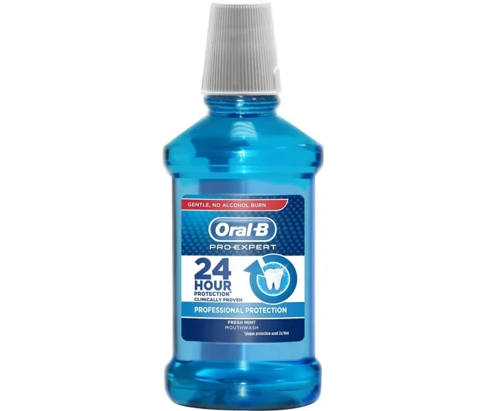 Безалкогольний ополіскувач для порожнини рота Oral-B Pro-Expert Professional Protection Свіжа м'ята 250 мл (5013965850455)