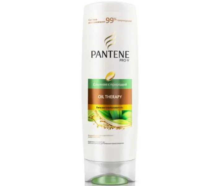 Бальзам-ополіскувач для волосся Pantene Pro-V Злиття з природою Oil Therapy 360 мл (4015600612290)