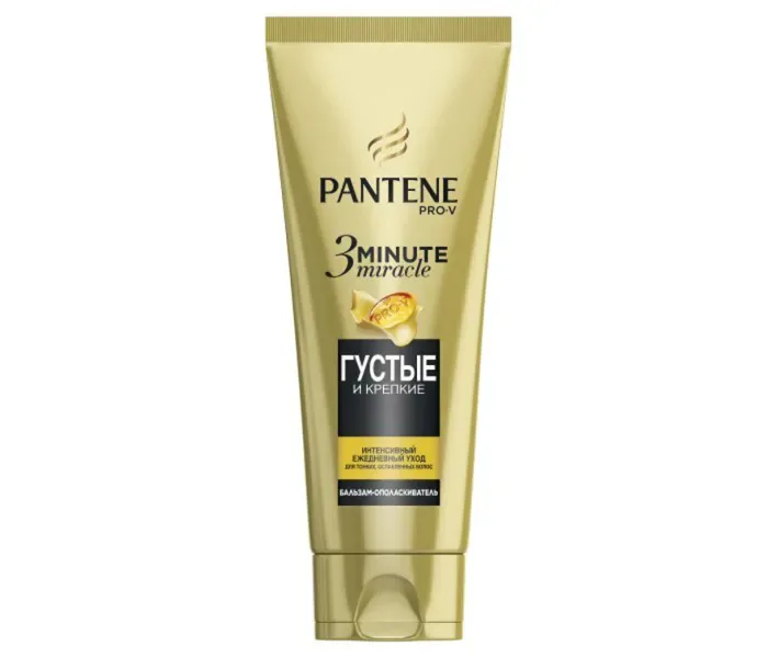 Бальзам-ополіскувач Pantene Pro-V 3 Minute Miracle Густі та міцні 200 мл (8001090490681)