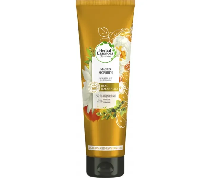 Бальзам-ополіскувач HERBAL ESSENCES Масло золотий морінгі 275мл (8001841436807)
