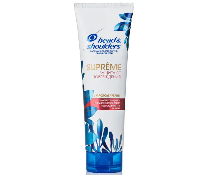 Бальзам-ополіскувач проти лупи Head & Shoulders Suprem Захист від пошкоджень з олією Аргана 275мл