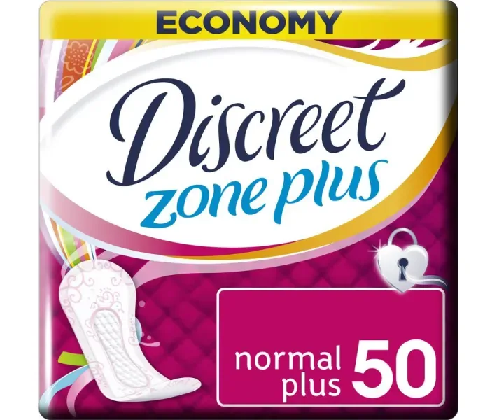 Щоденні гігієнічні прокладки Discreet Normal Plus 50 шт (4015400515685)