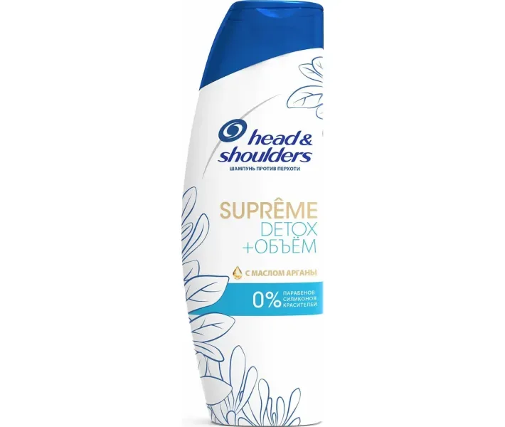 Шампунь проти лупи Head & Shoulders Supreme Об'єм + Detox, 300 мл