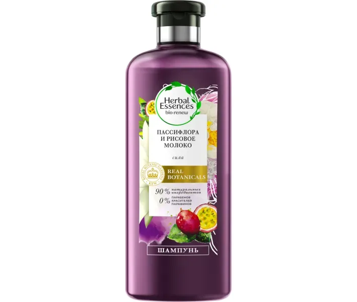 Шампунь HERBAL ESSENCES Пасcіфлора і рисове молоко 400мл (8001841288215)