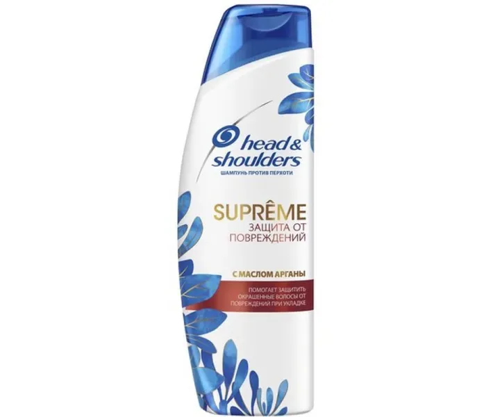 Шампунь проти лупи Head & Shoulders Supreme Захисти від пошкоджень 300 мл, Сильніші волосся з першого застосування (8001090883438)