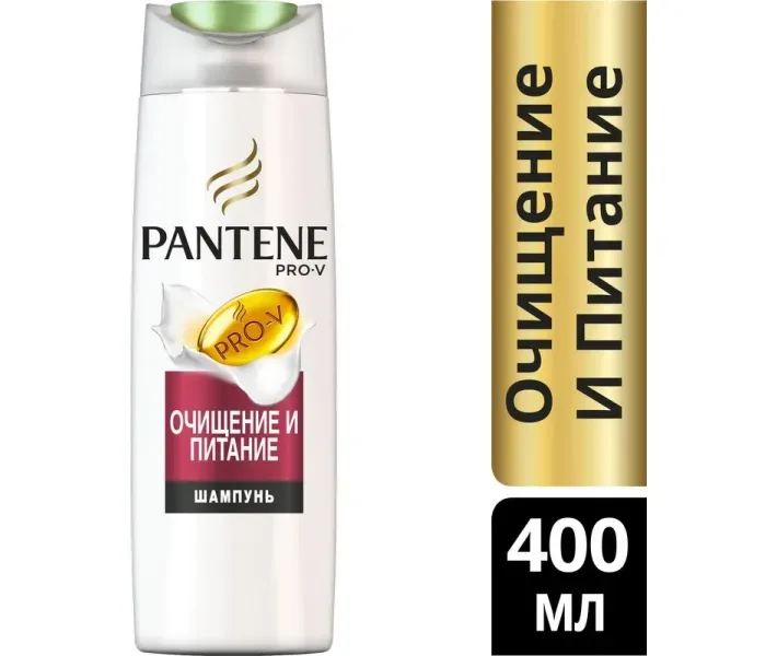 Шампунь для волосся Pantene Pro-V Злиття з природою Очищення і Харчування 400 мл (4084500673748)