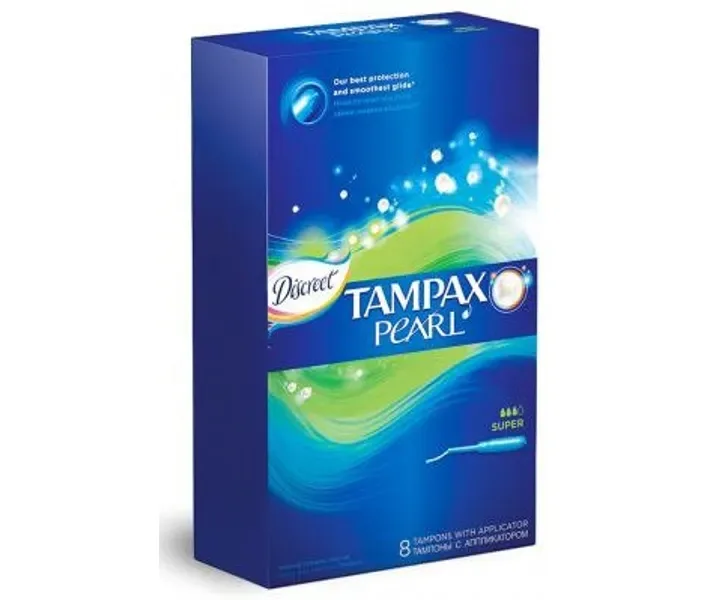 Тампони Tampax Compak Super Single з аплікатором 8 шт