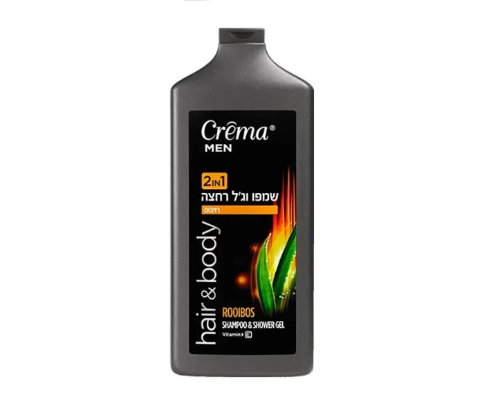 Мужской шампунь + гель для душа 2 в 1 Crema Men Rooibos, 700 мл