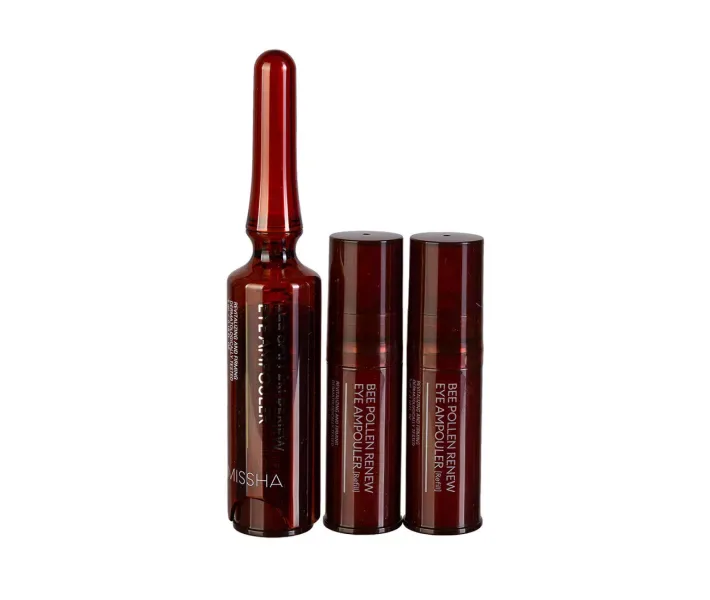 Восстанавливающий крем ампула для глаз Missha Bee Pollen Renew Eye Ampouler, 3x5 мл