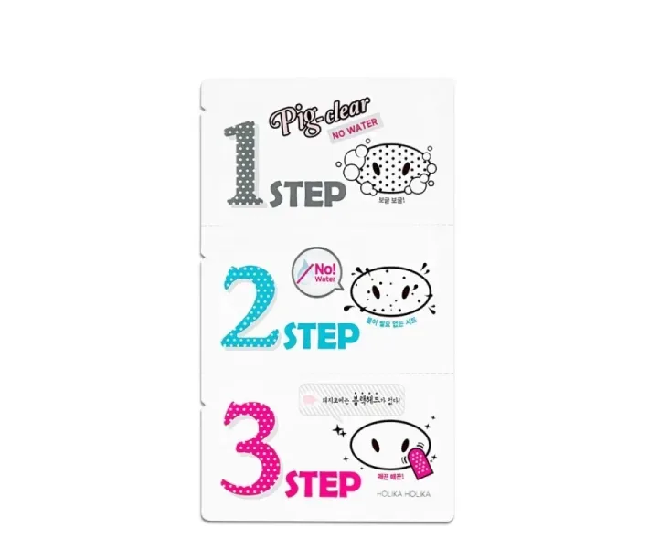 Маска для очищения пор Holika Holika Holika Holika Pig Nose Clear Black Head 3 Step Kit No Water 15 г