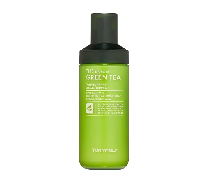 Лосьйон для особи з екстрактом зеленого чаю Tony Moly The Chok Chok Green Tea Watery Lotion 160 мл