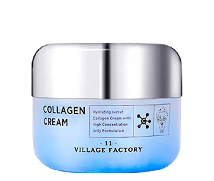Зволожувальний крем для обличчя Village 11 Factory Collagen Cream, з колагеном, 50 мл