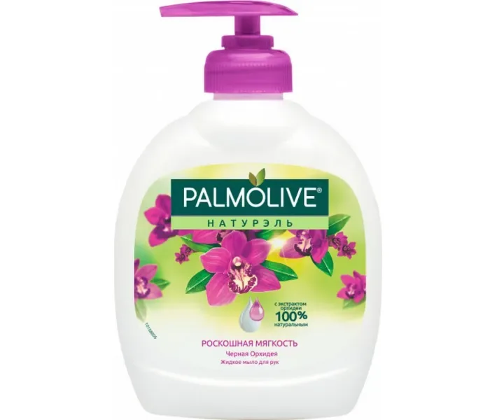 Palmolive Натурель Розкішна М'якість Чорна Орхідея рідке мило, 300 мл (8693495031080)