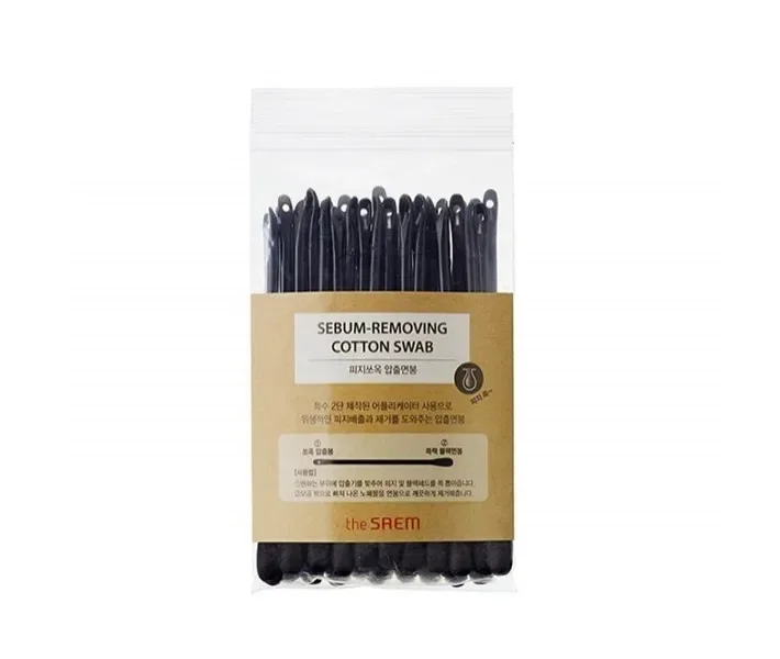 Набір паличок для очищення пір The Saem Sebum - Removing Cotton Swab