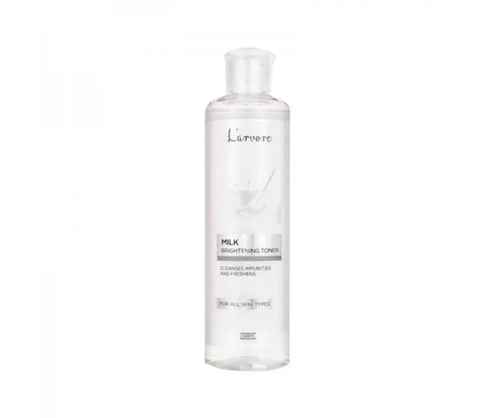 Освітлюючий тонер для обличчя з молочними протеїнами L'arvore Milk Brightening Toner