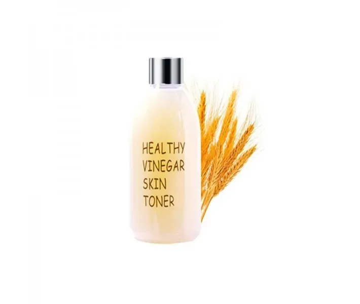 Оцтовий тонер на основі насіння ячменю Real Skin Healthy vinegar skin toner Barley seed
