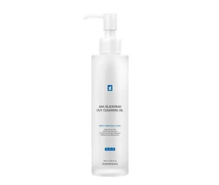 Очищаюче масло з AHA кислотами, 150 мл Tosowoong Aha Blackhead Out Cleansing Oil