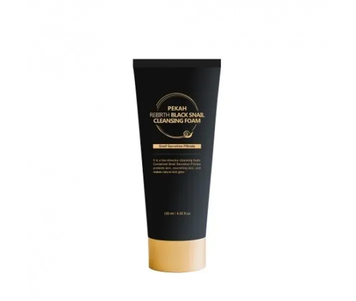 Омолоджуюча пінка PEKAH Rebirth Black Snail Cleansing Foam