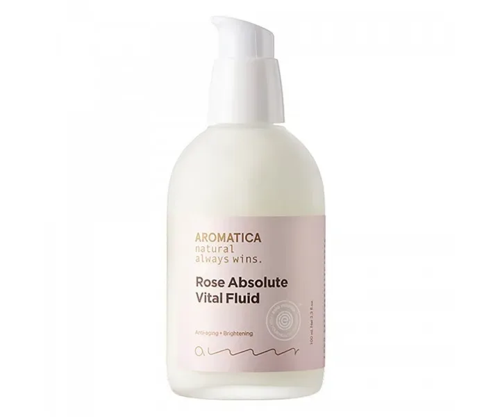 Органічний флюїд з ефірною олією троянди, 100мл AROMATICA Rose Absolute Vital Fluid