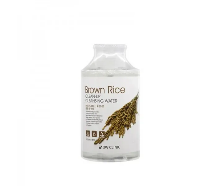 Міцелярна вода 3w Clinic Brown Rice Clean-Up Cleansing Water