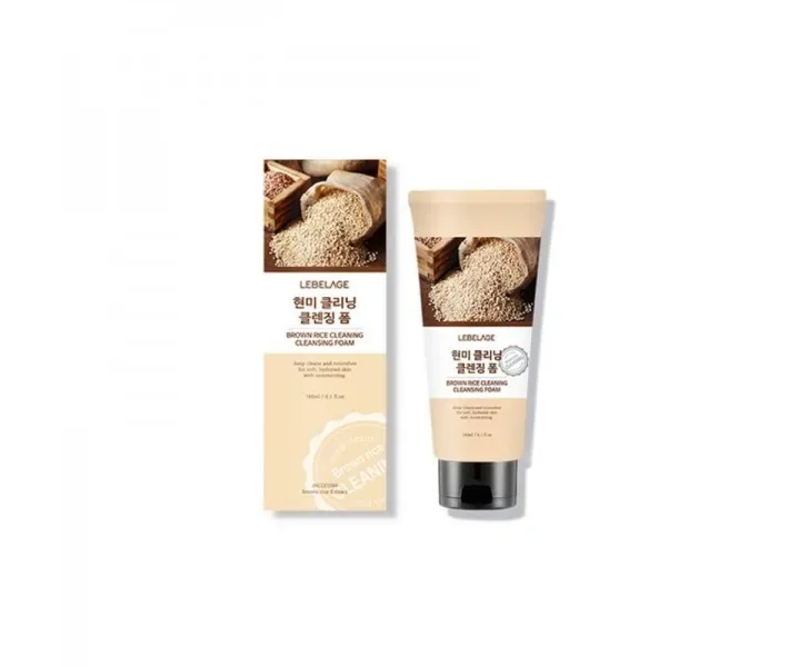 Пінка з бурим рисом Lebelage Brown Rice Cleaning Cleansing Foam