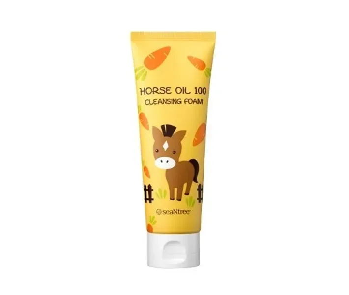 Пінка seaNtree horse oil 100 cleansing foam