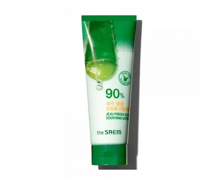 Лосьйон для тіла The Saem Jeju Fresh Aloe Soothing Lotion 90%