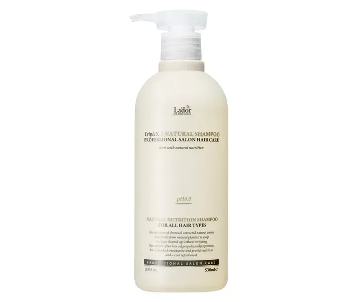 Безсульфатний органічний шампунь Triplex Natural Shampoo La'dor, 530 мл