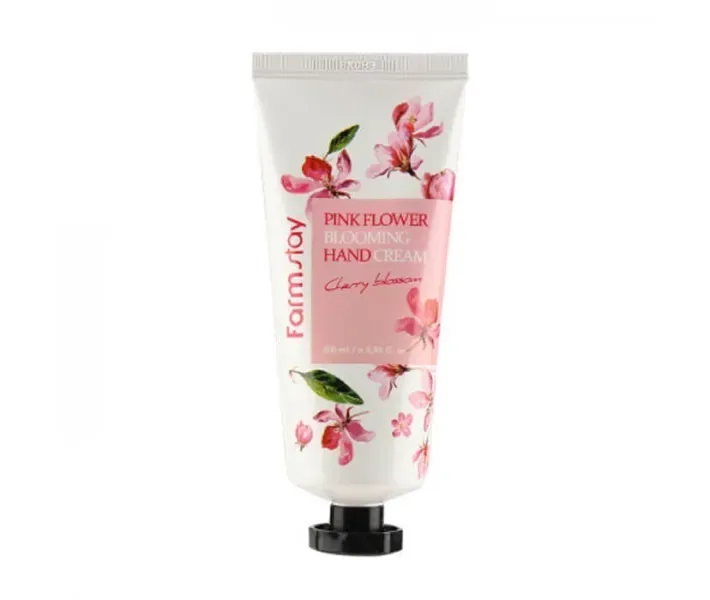 Крем для рук FarmStay Pink Flower Blooming Hand Cream Cherry Blossom
