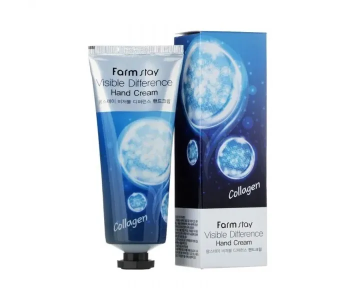 Крем для рук FarmStay Visible Difference Hand Cream Collagen
