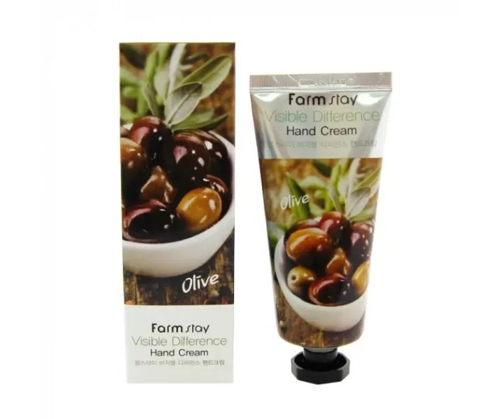 Крем для рук FarmStay Visible Difference Hand Cream Olive зволожуючий 100 мл